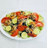 House Salad with Grilled Shrimp
