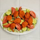 House Salad with Buffalo Shrimp