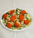 Caesar Salad with Buffalo Shrimp