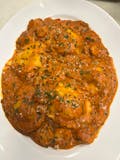 Lobster Ravioli with Pink Sauce & Baby Shrimp