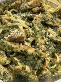 Pasta with Pesto Sauce & Grilled Chicken