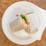S.T Whole Wheat Vegetable Pizza Wrap with Spanish Rice
