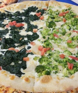 White Veggie Pizza