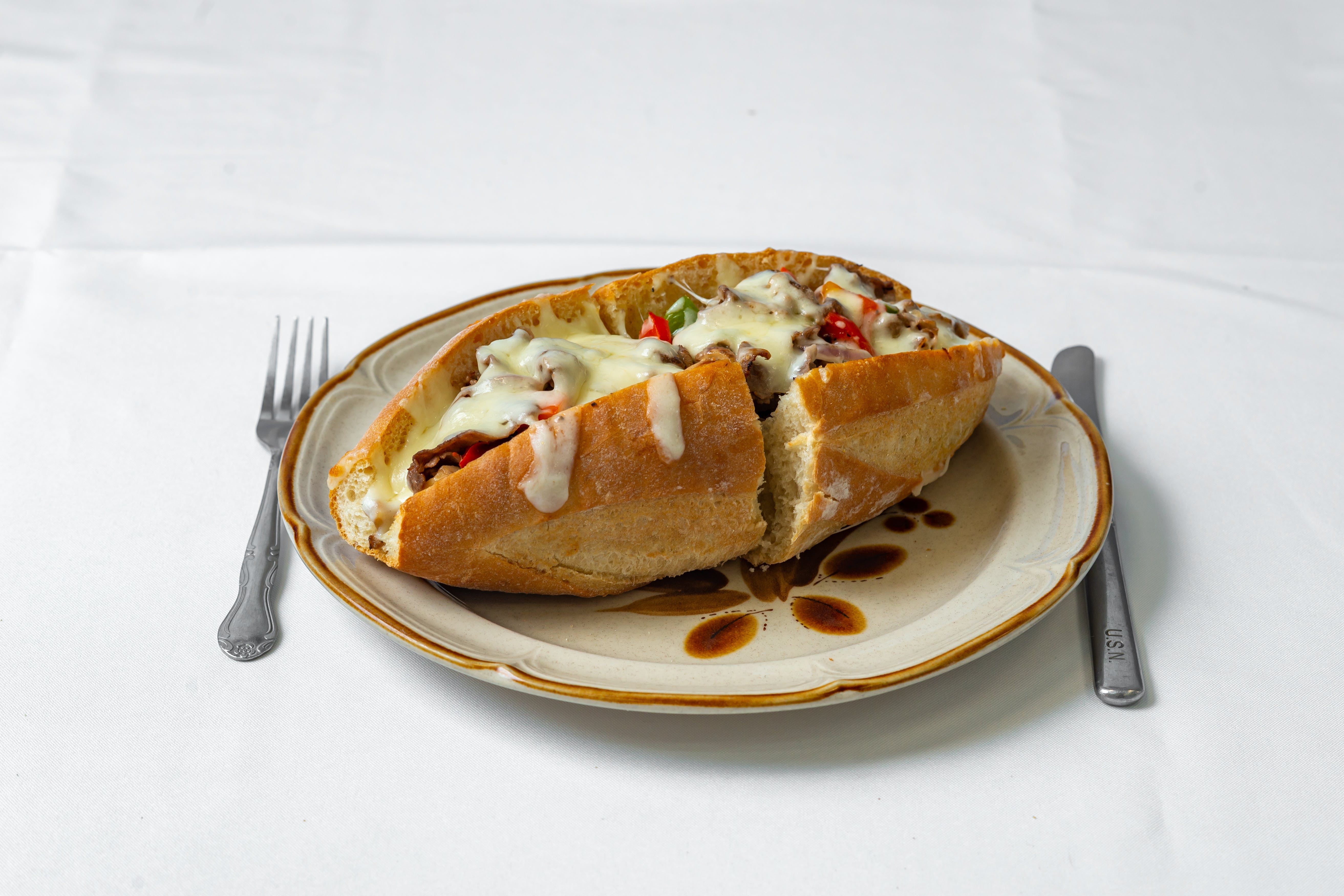 Cheese Steak Deluxe Sandwich