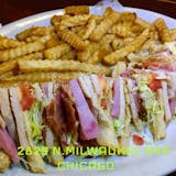 Triple Turkey Club Sandwich