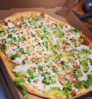 Chicken Caesar Salad Pizza