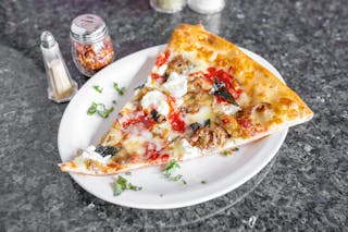 House Special Eggplant Pizza