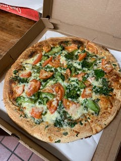 White Primavera Pizza