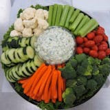 Raw Veggie Platter with Ranch Catering