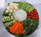Raw Veggie Platter with Ranch Catering