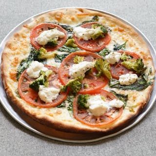 White Vegetable Pizza