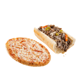 #8 - Small Pizza & Cheese Steak