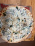 Chicken Florentine White Pizza