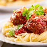 Pasta with Meatballs & Tomato Sauce