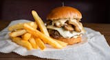 Mushroom Swiss Burger