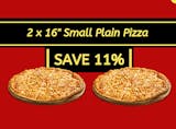 2 Large 16" Plain Cheese Pizza Special