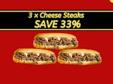 Three Cheese Steaks Special