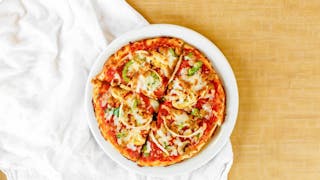 The Ultimate Round  Pizza