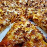 Triple Cheese & Bacon Round Pizza
