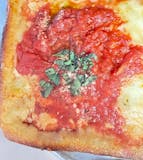 Sicilian Tomato Pie with Mozzarella Cheese