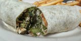 Crispy Chicken Veggie Wrap & Fries