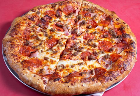 Pizza Hut: Meat lover's pizza box, Pizza Hut (Has six kinds…