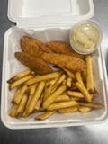 Chicken Tenders (4) and  fries