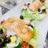 Caesar Salad with Salmon