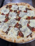 Cheesesteak Pizza (pepperoni optional)