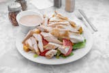 Chicken Caesar Salad with Fresh Mozzarella & Tomato