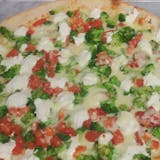 White Broccoli Deluxe Pizza