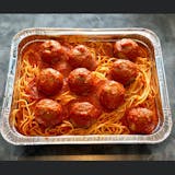 Kid's Pasta with 2 Meatballs