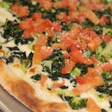 White Vegetarian Pizza