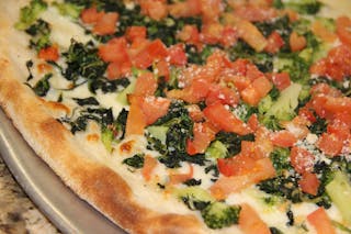 White Vegetarian Pizza