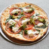 White Vegetable Pizza