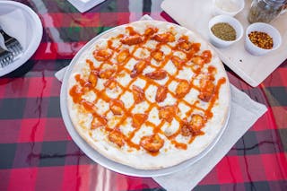 Crispy Buffalo Chicken Pizza