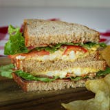 Egg Salad & Bacon Club Sandwich