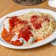 Chicken Parm with Pasta Dinner Special