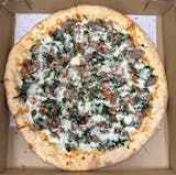 Sausage Broccoli Rabe Pizza