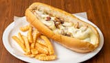 Smothered Grilled Chicken Sandwich w/side of Fries