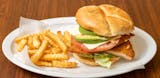 Chicken Cutlet Sandwich w/side of fries