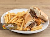 Two Cheese Steak with Large Fries Special