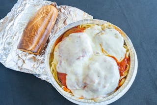 Pasta with Eggplant Parmigiana