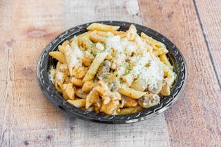Chicken Marsala with Spaghetti