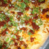 Chorizo y Jalapeno Pizza