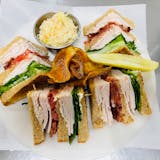 Fresh Turkey Club Sandwich
