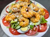 Garden Salad with Shrimp