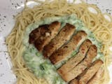 Grilled Chicken Alfredo with Broccoli