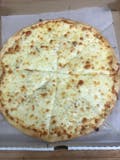 Round Three Cheese White Pizza*-  (Medium)