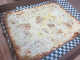 Square Three Cheese White Pizza* (Medium)